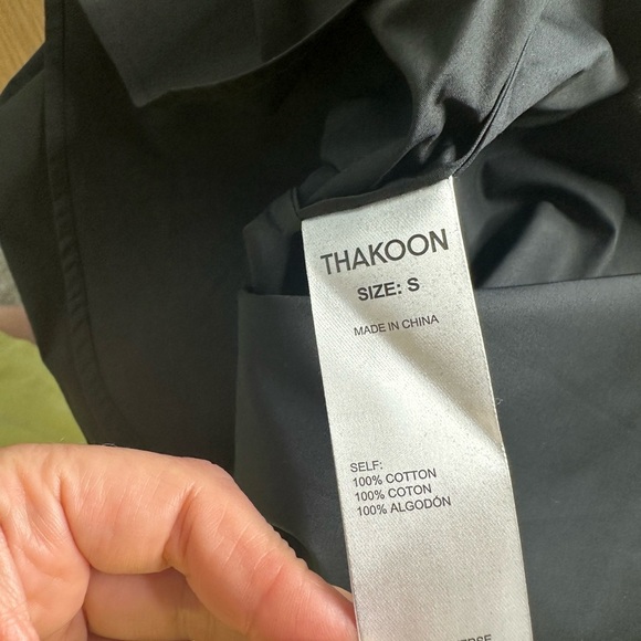 Thakoon Black Button Down Shirt sz S - Picture 4 of 6